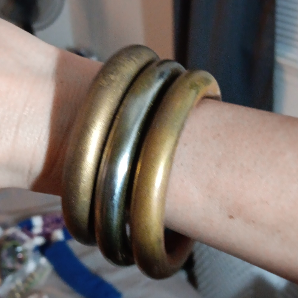 Three Vintage Bangle Bracelets